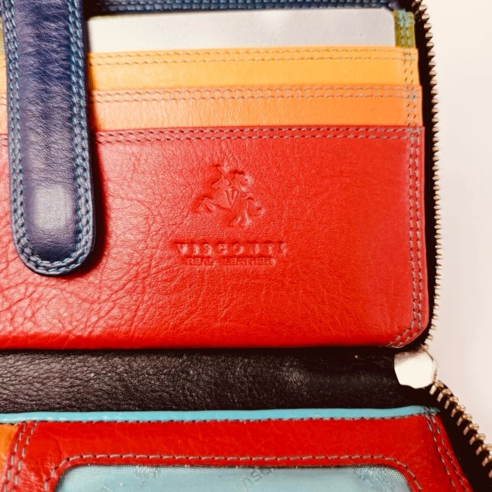 Visconti Black Leather Wallet - Picture 4 of 7